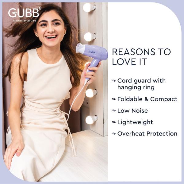 GUBB Hair Dryer & Hair Straightener Combo for Frizz Free & Lustrous Hair - Purple 1's - Multi-Stylers