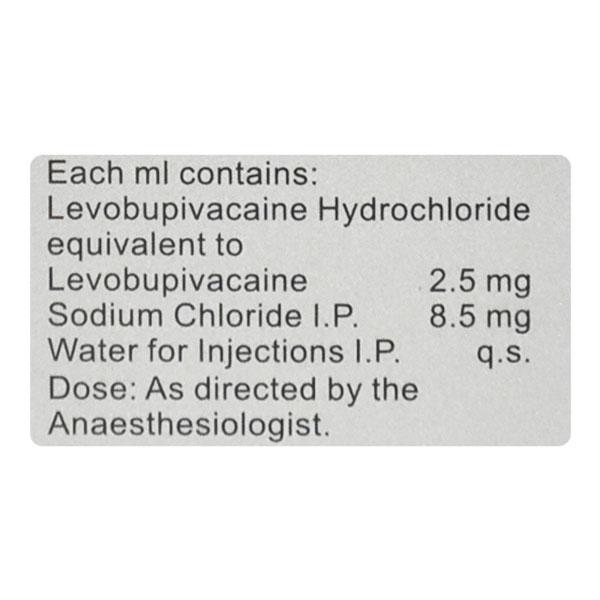 LEVO ANAWIN 0.25% Injection 20ml - Anaesthesia - Local-Ana