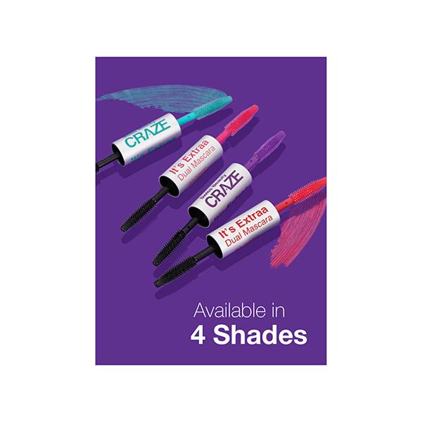 Swiss Beauty Craze It's Extraa Dual Mascara-Feeling Purple 5 g - Mascaras