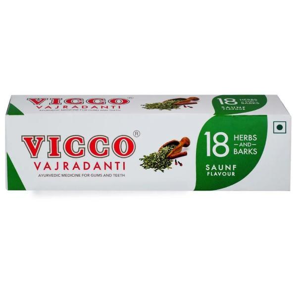 Netmeds | Vicco Vajradanti Ayurvedic Toothpaste - Saunf Flavour 200 g