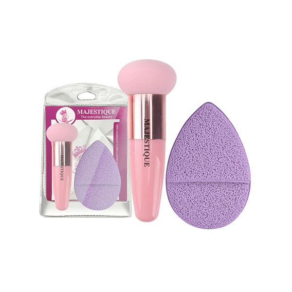 Netmeds | Majestique Facial Cleaning Sponge With Mushroom Makeup Sponge - Color May Vary 1's