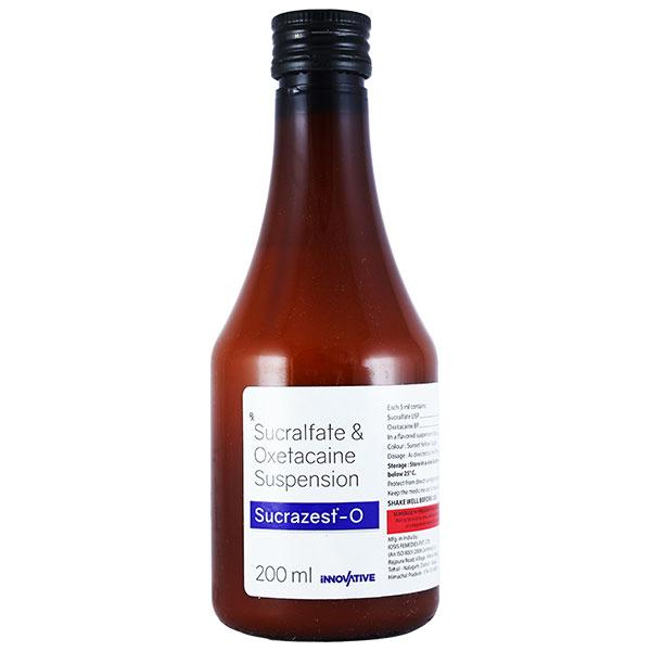 SUCRAZEST O Suspension 200ml - Ulcer/Reflux/Flatulence-Aaa
