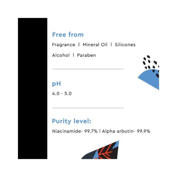 Kiro Face Serum 5% Niacinamide + 2% Alpha Arbutin for Refining Pores and Reducing Pigmentation 30.0 ml - Face Gels