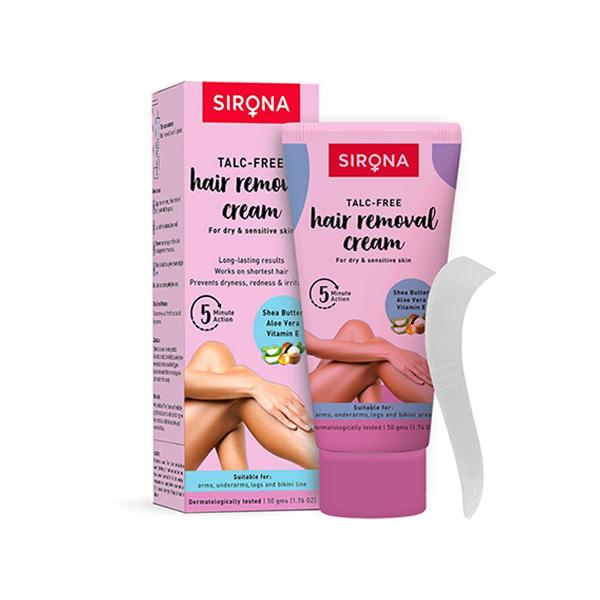 Netmeds | Sirona Talc Free Sensitive Skin Hair Removal Cream 50 gm