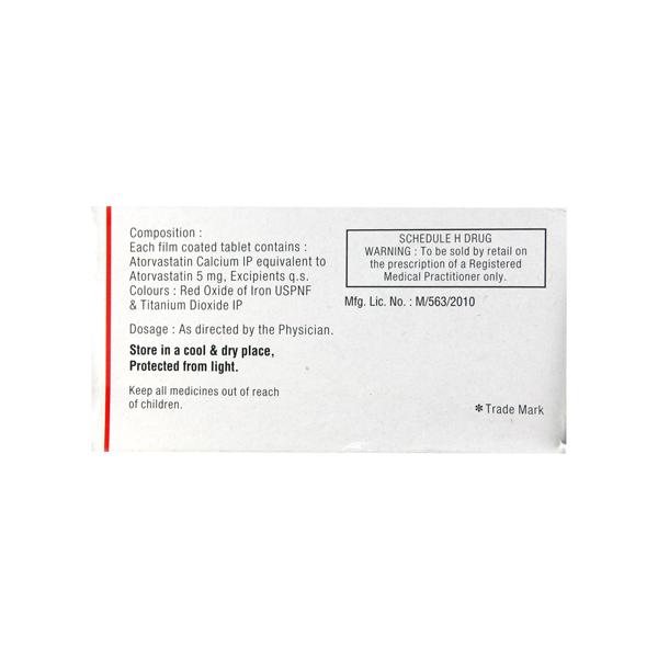 TG Tor 5mg Tablet 10'S - High Cholesterol-Dys