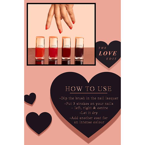 Manish Malhotra Beauty By MyGlamm Gel Finish Nail Lacquer-Sangria Surprise 1 gm - Nail Polish