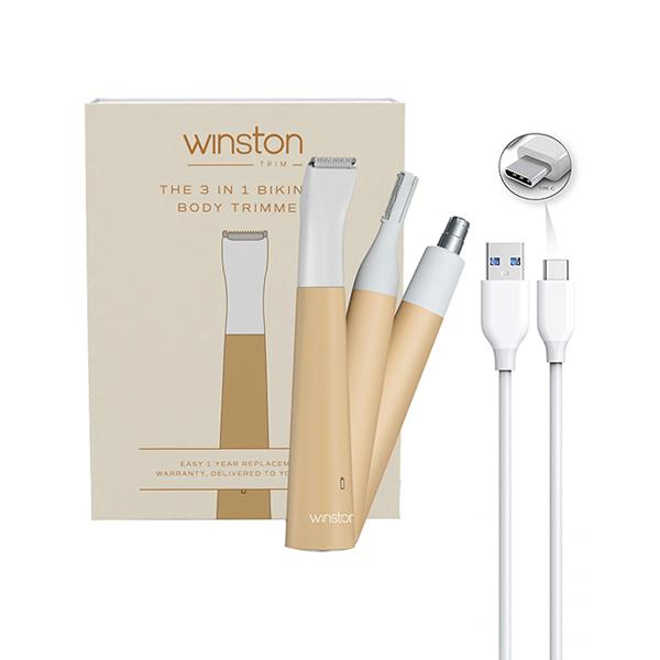 Netmeds | Winston Rechargeable Electric 3-In-1 Full Body And Bikini Trimmer For Women - 90 Min 1's