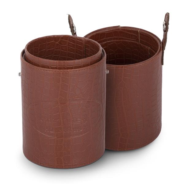 London Pride Cosmetics London Pride Cosmetics Brush Holder Cylinder shaped Orange Rust big Rust 300 gm - Face Brush