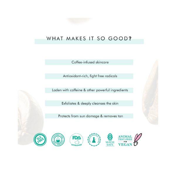 mCaffeine Coffee De Tan Face Polishing Kit 240 gm - Face Gels