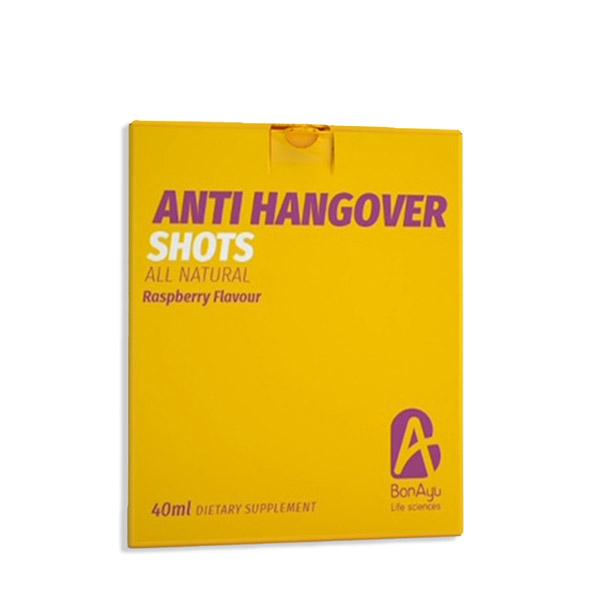 Netmeds | BonAyu Anti Hangover Shots - Raspberry - Pack of 6 x 40 ml
