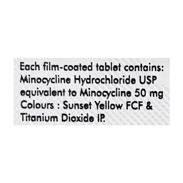 Minolox 50mg Tablet 10'S - Bacterial Infections-Tet