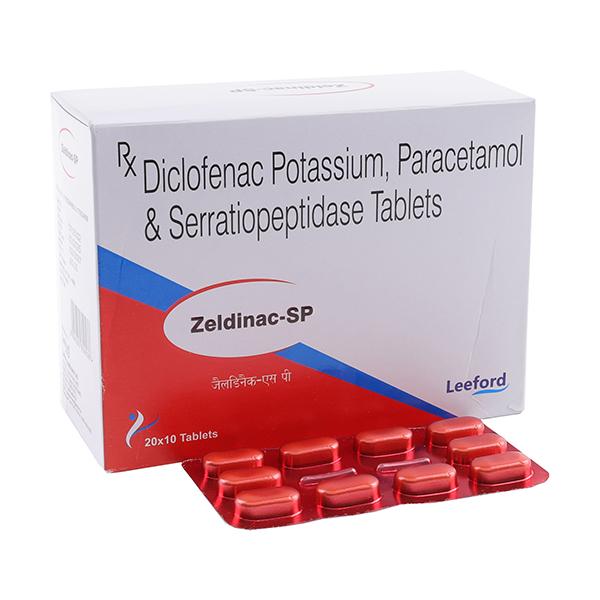 Zeldinac SP Tablet 10'S - Pain relief-Nsa