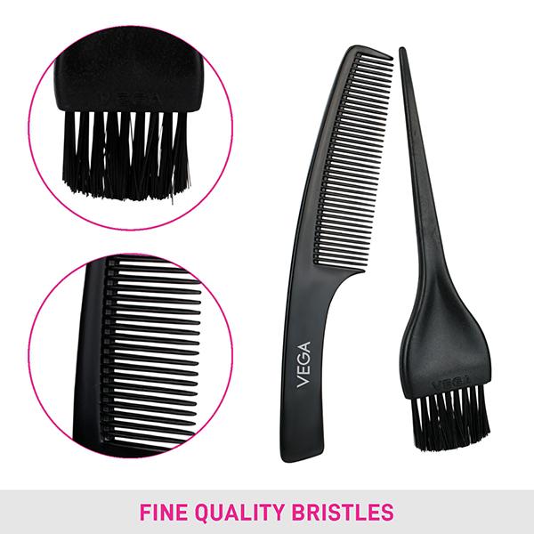 Vega Mehandi Hair Brush, Black (VC3MB-01) 3's - Hair Combs