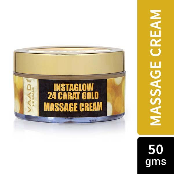 Netmeds | 24 Carat Gold Massage Cream - Kokum Butter & Wheatgerm Oil 50 gm