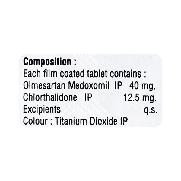 OLMO CT 40mg Tablet 10's - Hypertension-Ang