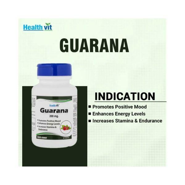 Healthvit Guarana -Capsules 60's - General Health