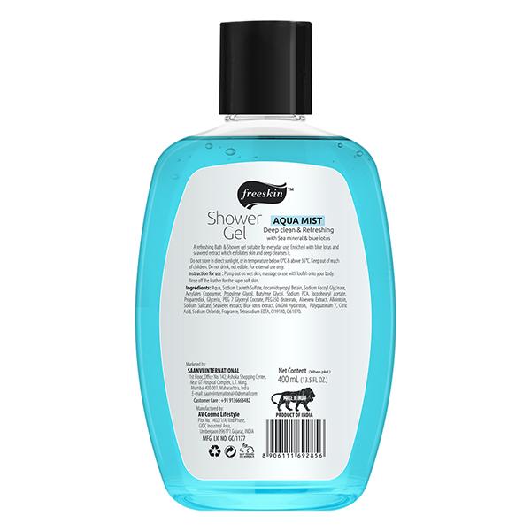 Freeskin Aqua Mist Shower Gel 400 ml - Shower Gels & Body Wash