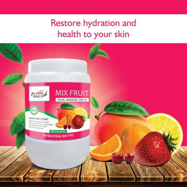 Bee One Mix Fruit Massage Cream 900 ml - Lotions & Creams
