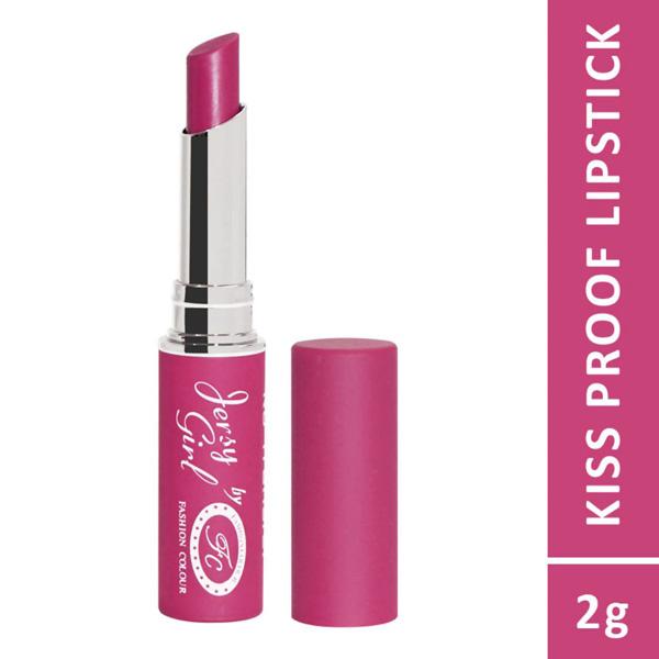 Fashion Colour Jersy Girl Kiss Proof No Transfer Lipstick, 4 Vivid Lilac 2 gm - Lipsticks