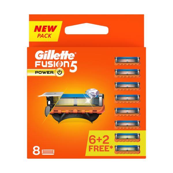 Netmeds | Gillette Fusion 5 Power Cartridges 8's