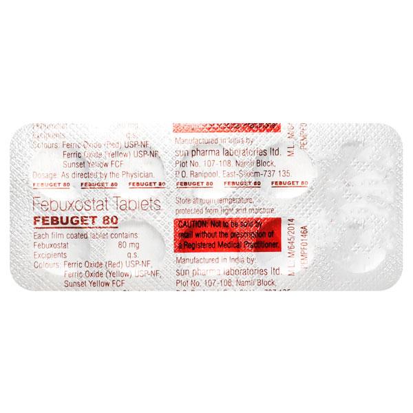 Netmeds | Febuget 80mg Tablet 10'S
