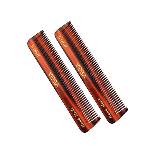Netmeds | Vega Pocket Hair Comb, for Men and Women (VC2HMC-11) 2's