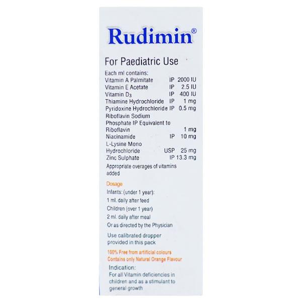 Rudimin Drops 30ml - Supplements-Vmp
