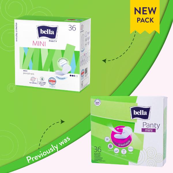 Bella Pantyliner ( Mini) 36's - Panty Liners