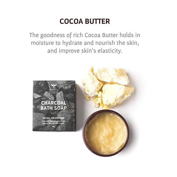 Bombay Shaving Company Charcoal Bath Soap 125g each 6's - Soaps