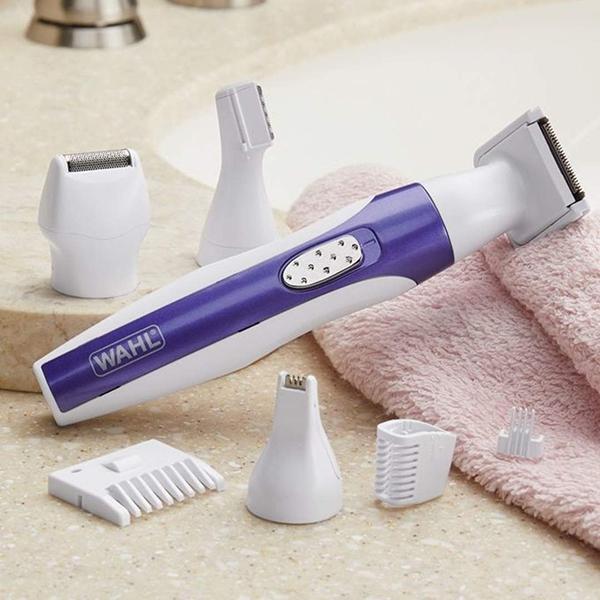 Wahl Facial Trimmer - White & Purple - Hair Removal Accessories