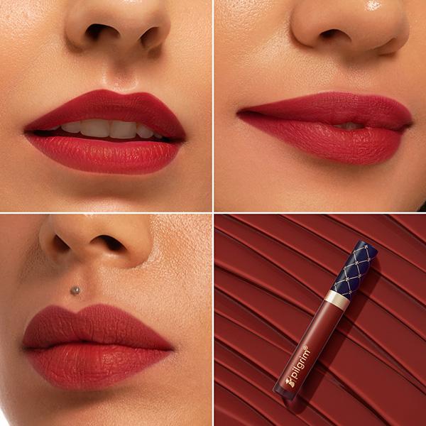 Pilgrim The French Collection Oh So Creme Liquid Lipstick - French Red 3.5 ml - Liquid Lipsticks