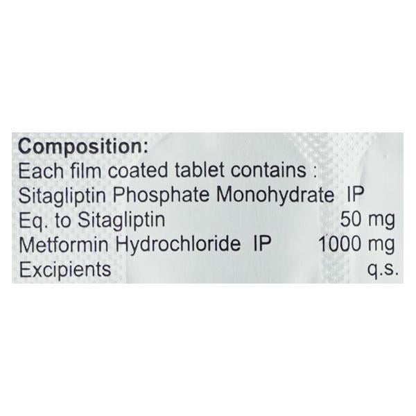 SITALONG M 50/1000 Tablet 15's - Diabetes-Ant