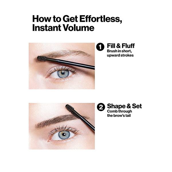 Revlon Colorstay Brow Fiber Filler Gel - Dark Brown 6.8 ml - Eyebrow Pencils & Enhancers
