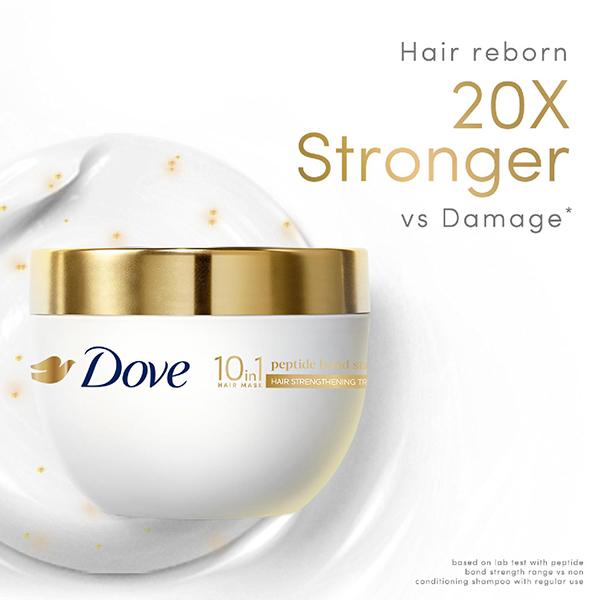 Dove Peptide Bond Strength Hair Treatment Mask 300 ml - Hair Masks & Packs
