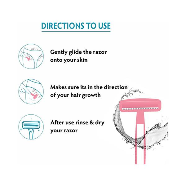 Vi-John Women Feather Touch Bikini Line Trimming Razor 1's - Hair Removal Cream