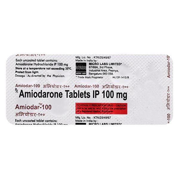 Netmeds | Amiodar 100mg Tablet 10'S