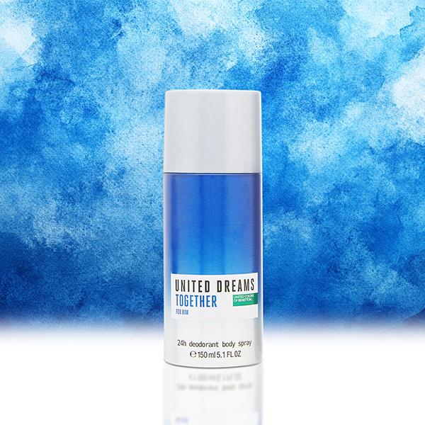 United Colors Of Benetton Together For Him Deodorant Spray 150 ml - Women Deodorants/Roll-Ons