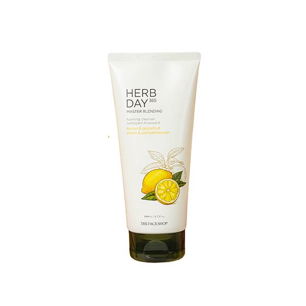 Netmeds | The Face Shop Herbday 365 Masterblending Foaming Cleanser Lemon 100 ml