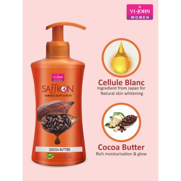 Vi-John Women Fairness Body Lotion Combo (Red Apple + Aloe vera + Cocoa Butter) Pack of 3 x 250 ml - Lotions & Creams
