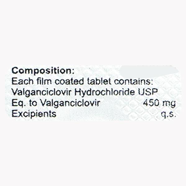 Valchek 450mg Tablet 2'S - Viral infections-Ant