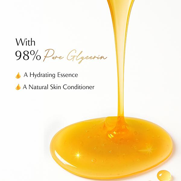 Pears 98% Pure Glycerin and Gentle Body Wash with 0% Paraben and Soap for Hydration Glow 250 ml - Shower Gels & Body Wash