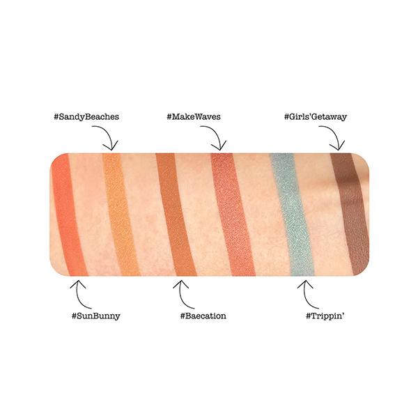 theBalm cosmetics theBalm Voyage- Gold Coast Face Palette 10 gm - Face Palettes