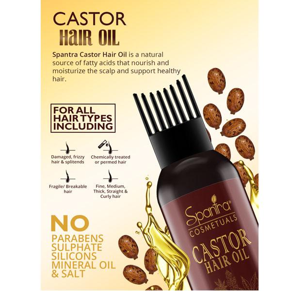 Spantra Castor Hair Oil 200 ml - Hair Oils