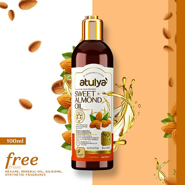 Netmeds | Atulya Sweet Almond Oil 100 ml