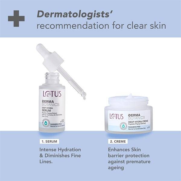 Lotus Dermabotanics Peptide + Papaya Extract Deep Hydra Serum 28 ml - Face Serum