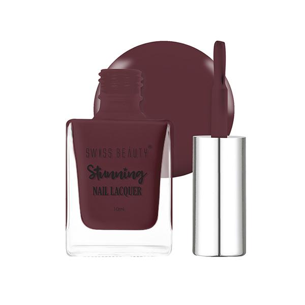 Swiss Beauty Stunning Nail Lacquer Shade - Purple Princess 10 gm - Nail Polish