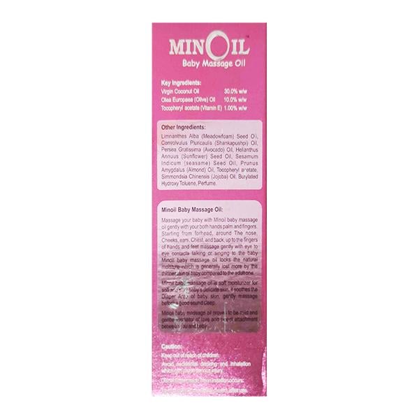 MINOIL (MEADOWFOAM OIL+AVOCADO OIL) BABY MASSAGE Oil 100ml - Dry Skin-Emo