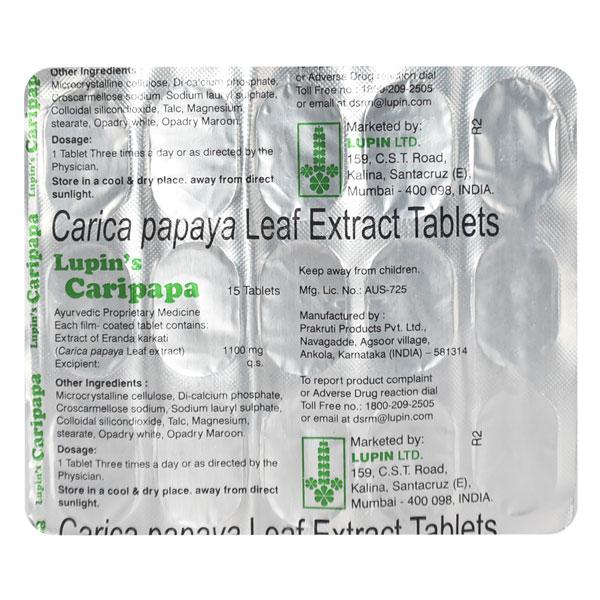 Netmeds | Caripapa Tablet 15'S