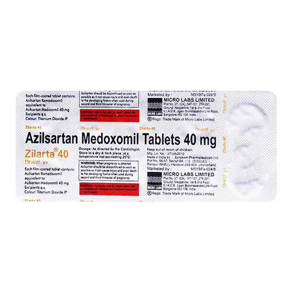 Netmeds | Zilarta 40mg Tablet 10'S