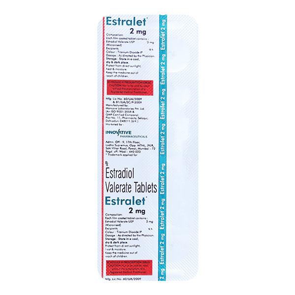 ESTRALET 2mg Tablet 10's - Hormonal Therapy-Oes
